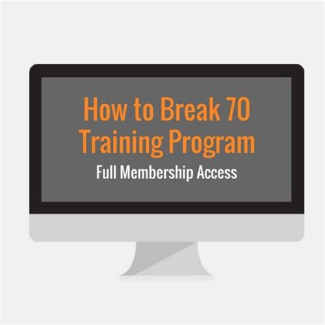 breaking 70 practice plan.